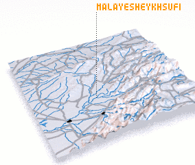 3d view of Mālāy-e Sheykh Şūfī