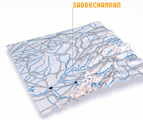 3d view of Sadd-e Chamrān