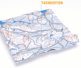 3d view of Ţāshkū\