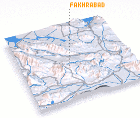 3d view of Fakhrābād