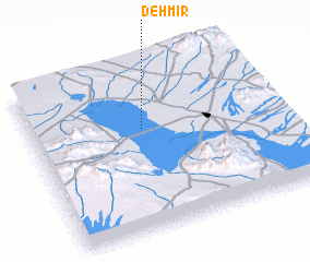 3d view of Deh Mīr