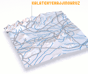 3d view of Kalāteh-ye Ḩājjī Nowrūz