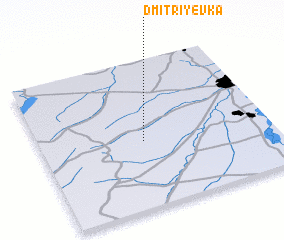 3d view of Dmitriyevka