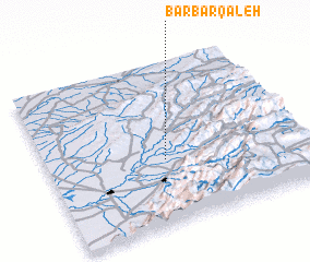 3d view of Barbar Qal‘eh