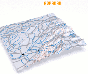 3d view of Āb Parān