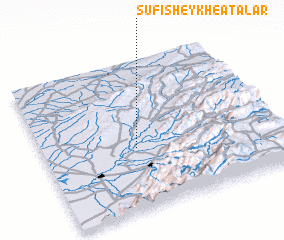 3d view of Şūfī Sheykh-e ‘Aţālar