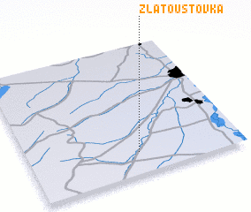 3d view of Zlatoustovka