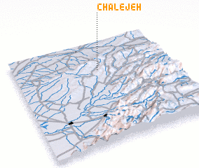 3d view of Chālejeh