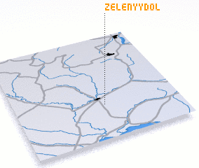 3d view of Zelënyy Dol