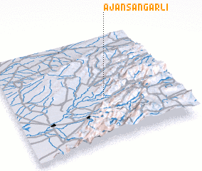 3d view of Ājan Sangarlī