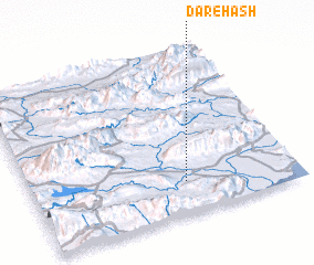 3d view of Dar-e Hāsh