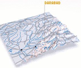 3d view of Dārābād