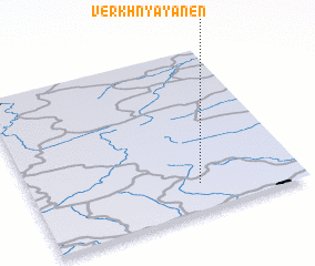 3d view of Verkhnyaya Nen\