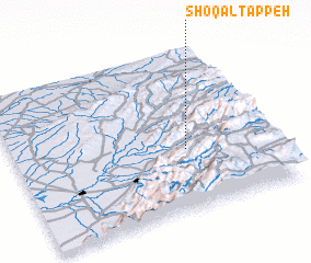 3d view of Shoqāl Tappeh