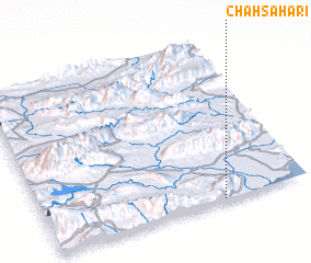 3d view of Chāh Şaḩārī