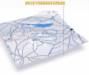 3d view of Ḩoseynābād-e Emdād