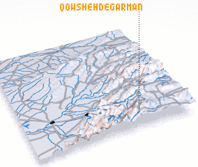 3d view of Qowsheh Degarmān