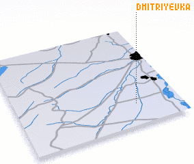 3d view of Dmitriyevka