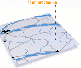 3d view of Sladkaya Balka