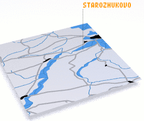 3d view of Starozhukovo