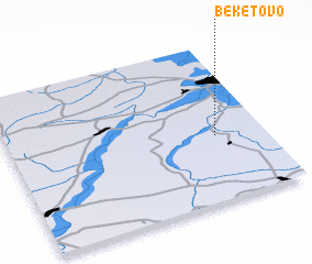 3d view of Beketovo