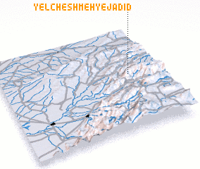 3d view of Yelcheshmeh-ye Jadīd