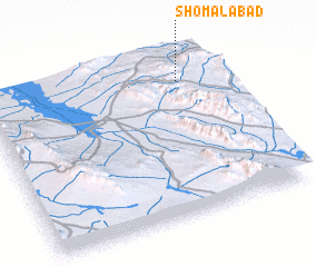 3d view of Shomālābād