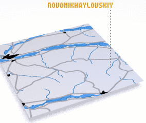 3d view of Novo-Mikhaylovskiy