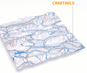 3d view of Chāh Tahlū