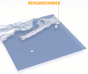 3d view of Hengām-e Kohneh