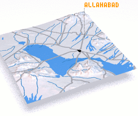 3d view of Allāhābād
