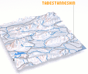 3d view of Tābestān Neshīn