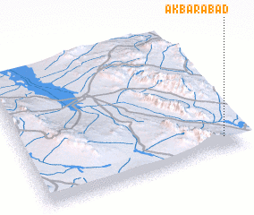 3d view of Akbarābād