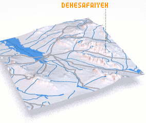 3d view of Deh-e Şafā\