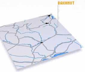 3d view of Bakhmut