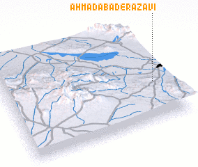 3d view of Aḩmadābād-e Raẕavī