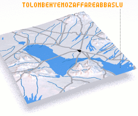 3d view of Tolombeh-ye Moz̧affar-e ‘Abbāslū