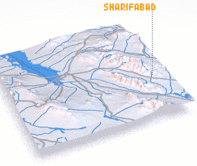 3d view of Sharīfābād