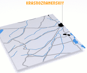 3d view of Krasnoznamenskiy