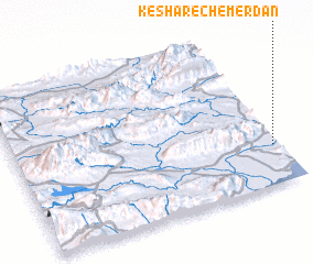 3d view of Keshār-e Chemerdān