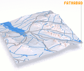 3d view of Fatḩābād