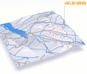 3d view of Jalālābād