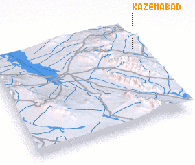 3d view of Kāz̧emābād