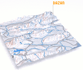 3d view of Dāzān