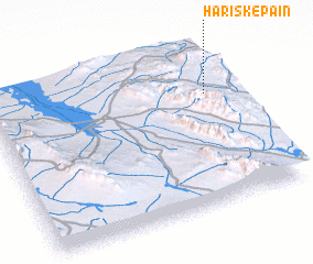 3d view of Harīsk-e Pā\