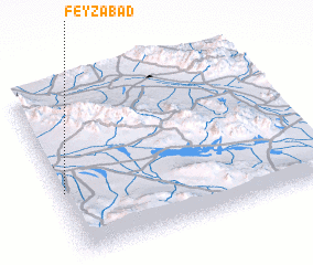 3d view of Feyzābād