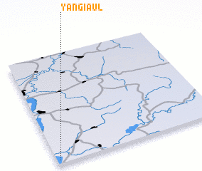 3d view of Yangi-Aul