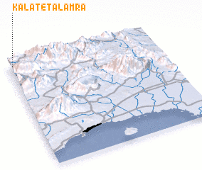 3d view of Kalāt-e Talamrā