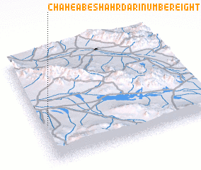 3d view of Chāh-e Āb-e Shahrdārī Number Eight