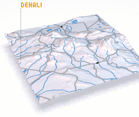 3d view of Deh ‘Alī